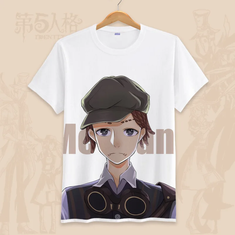 Identity V T-Shirt Multi-style Short Sleeve Shirts for Women Men Summer Casual Tops Tees | Мужская одежда