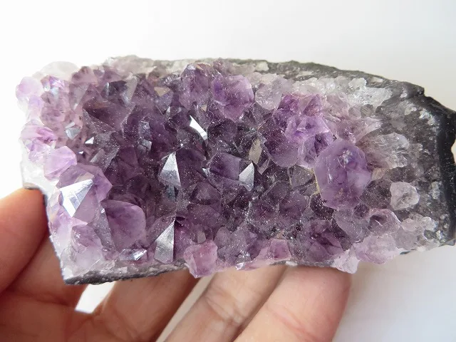 А. Уругвай Природный АМЕТИСТ Цветок Кристалл КВАРЦА GEODE КЛАСТЕР 194 г|cluster| |