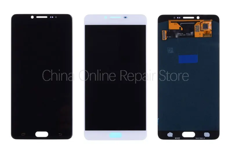 AMOLED Дисплей для SAMSUNG Galaxy C9 Pro C9000 C9 LCD в сборе с тачскрином 6.0" черный белый