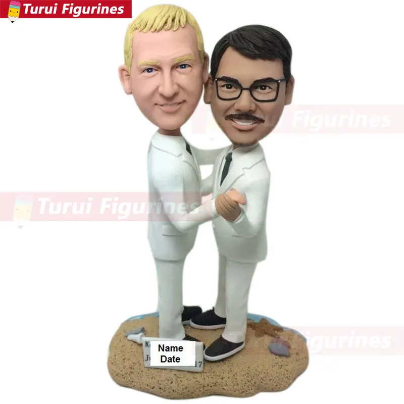 Индийский традиционный наряд персонализированный свадебный торт Топпер