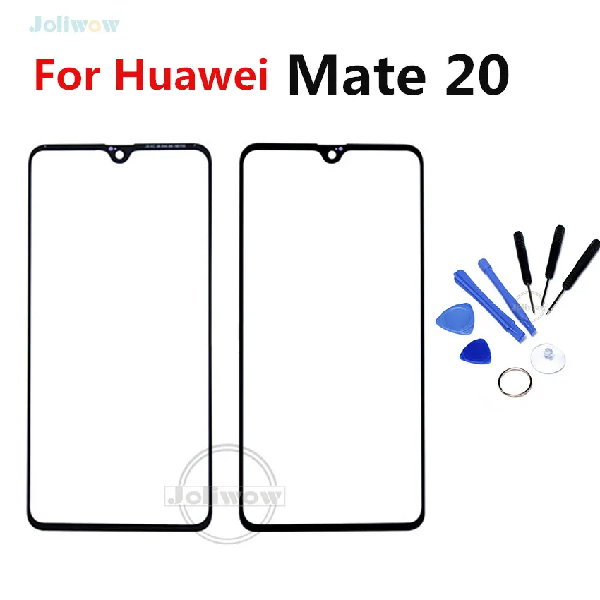 Сенсорная панель 6 53 дюйма для Huawei Mate 20 передняя внешняя стеклянная крышка