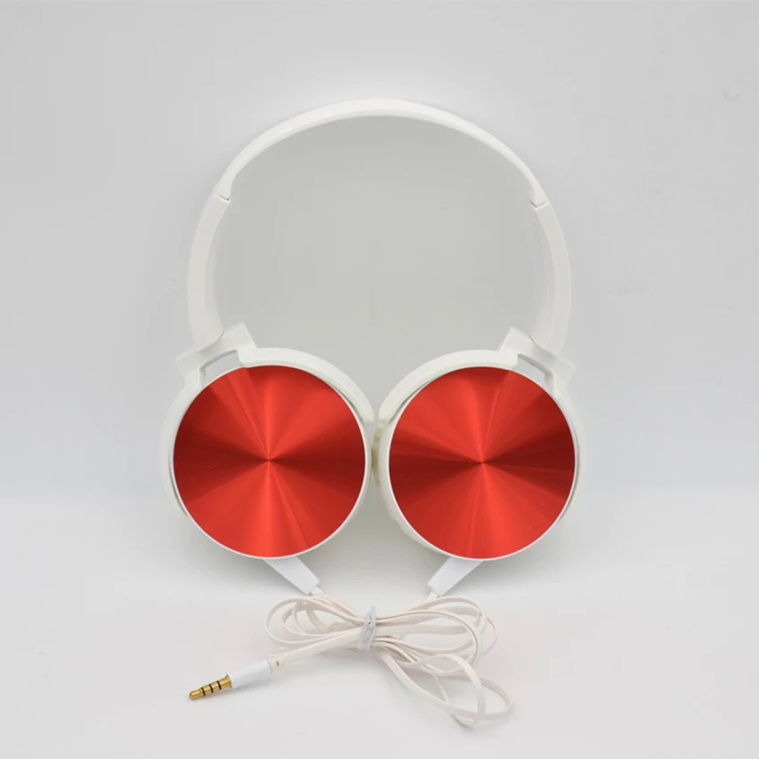 Новые CD яркие металлические наушники для компьютера мобильного телефона стерео