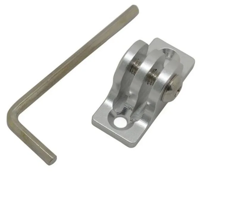 Алюминиевый сплав плоский нижний адаптер с инструментом для Gopro HD Hero 3 + 4 5 6 SJCAM Xiaomi