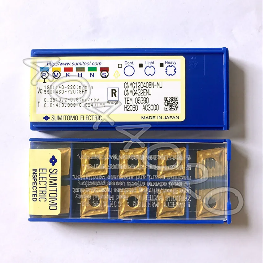 CNMG120408N MU AC3000 10 шт./кор. оптический Кливер Sumitomo новый оригинальный карбид