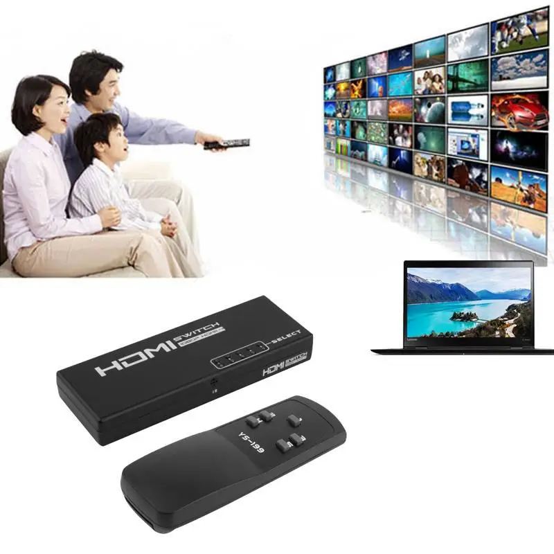 5 портов Hdmi переключатель сплиттер 1080P видео аудио конвертер для Ps4 Xboxone монитор