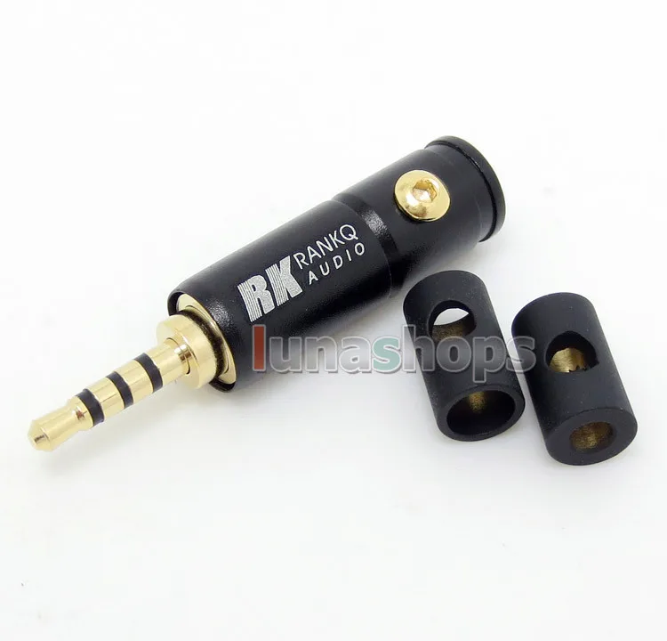 4 полюсный стерео разъем Ranko/RANKQ 2 5 мм аудио DIY адаптер припоя LN004258|connector diy|adapter