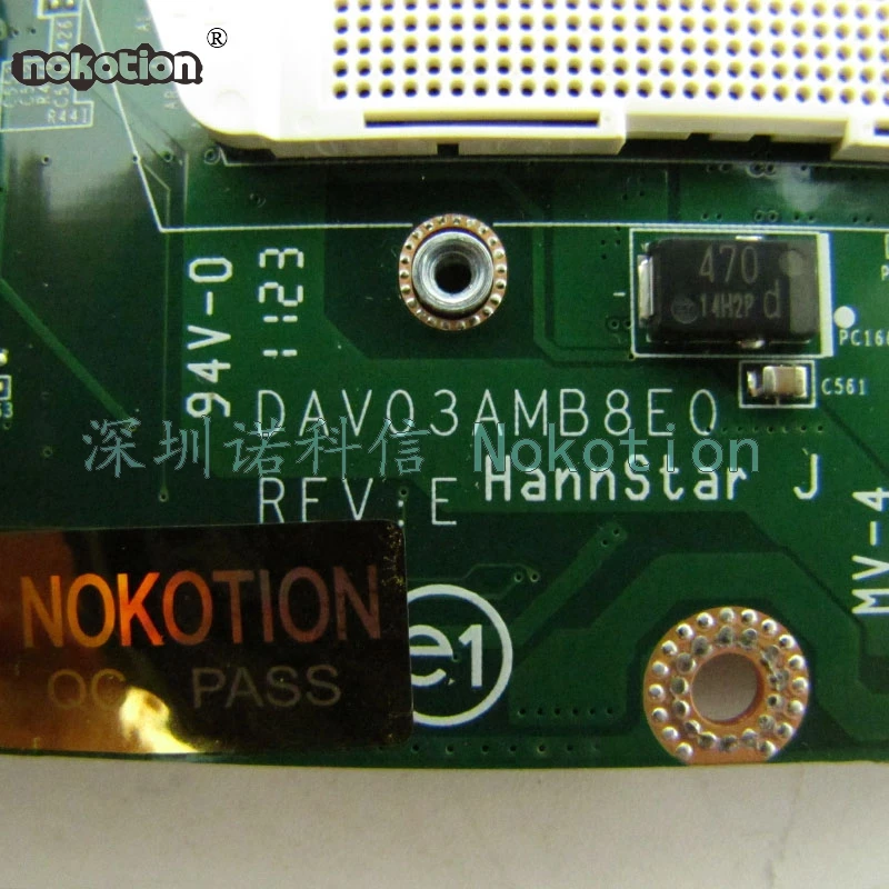 NOKOTION CN-01TN63 01TN63 1TN63 материнская плата для ноутбука Vostro 3750 GT525M HM67 DDR3 DAV03AMB8E0 |