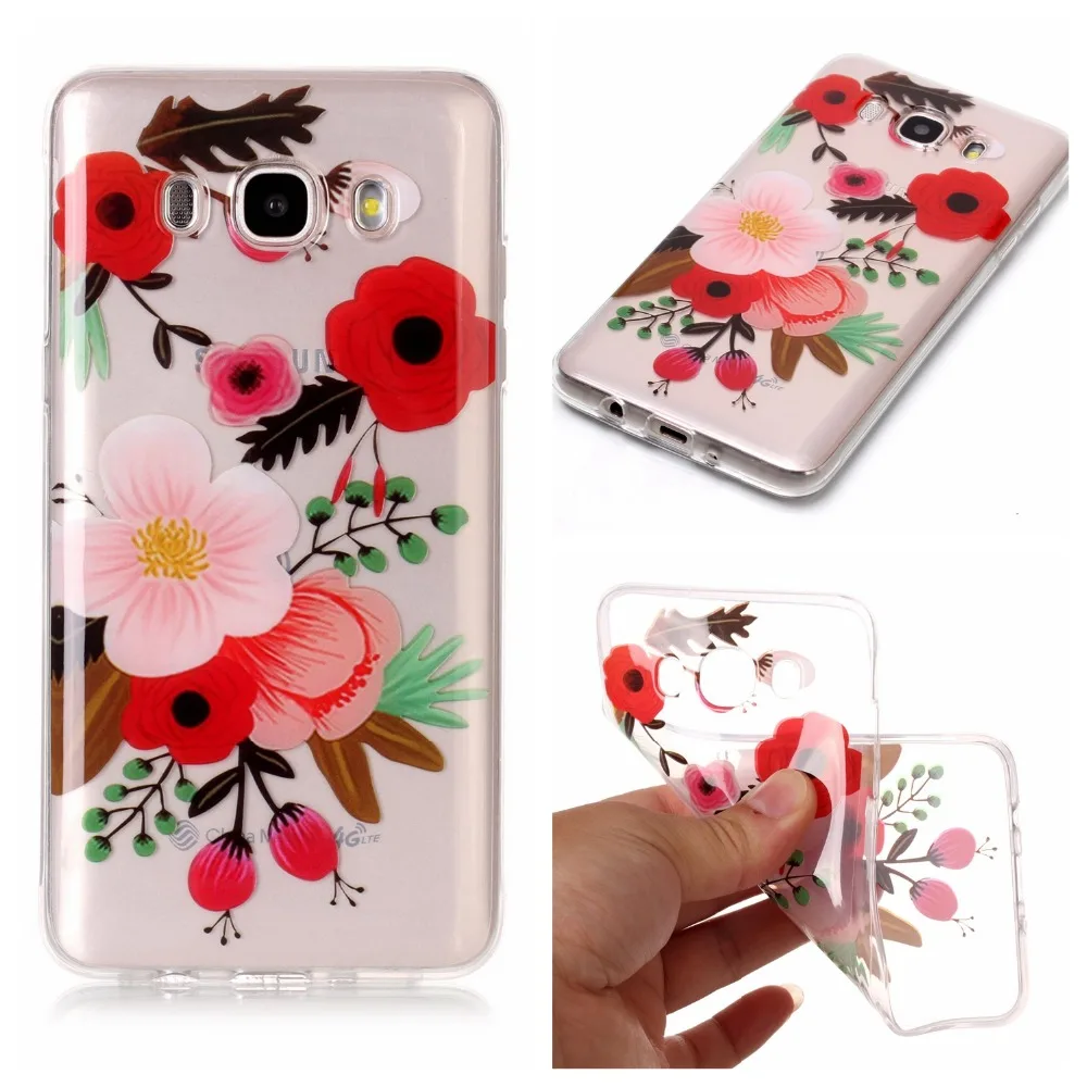 Чехол для Samsung Galaxy J5 J7 2016 прозрачный мягкий чехол телефона J510 J710 funda kimTHmall |