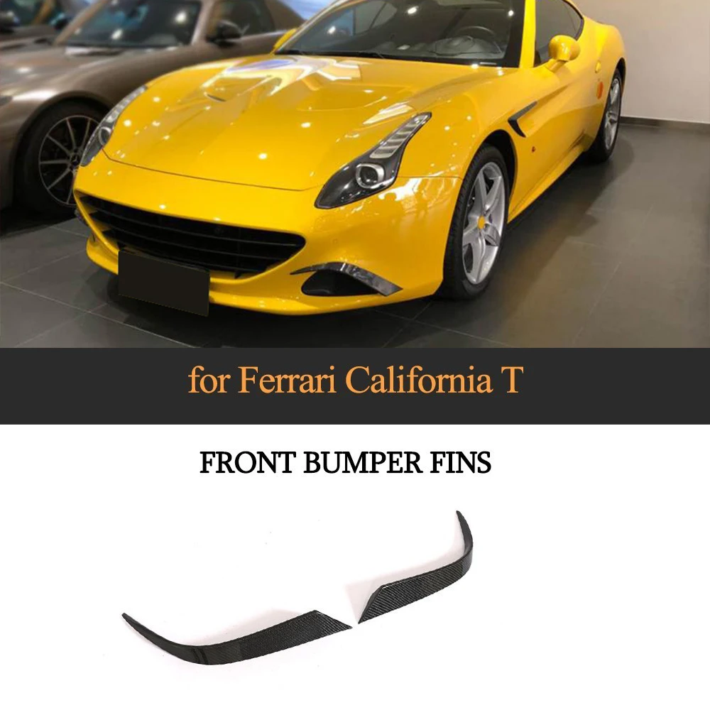 

Передние бамперы для Ferrari California 2015-2018, наборы кузовов из углеродного волокна, аксессуары для бампера 2 шт./компл.