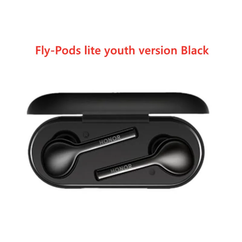 Flypods lite black huawei Honor FlyPods Lite FlyPods Pro FlyPods Bluetooth Беспроводные наушники с микрофоном, музыкальная сенсорная Водонепроницаемая динамическая гарнитура - Цвет: Flypods lite black
