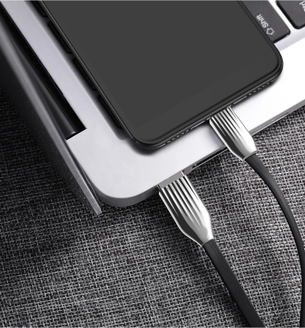 CAFELE светодиодный светильник type C USB кабель для samsung huawei Xiaomi type C порт usb кабель для зарядки прочный кабель для синхронизации данных 1,2 м