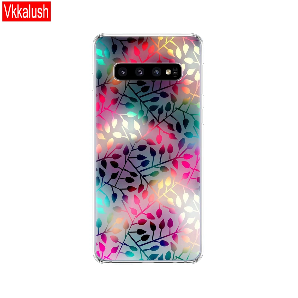 80224 Для samsung Galaxy S10 чехол S10Plus чехол Чехол из силикона и ТПУ для телефона с S10 E чехол на samsung S10 плюс G975F S 10 SM-G973F чехол - Цвет: 80224