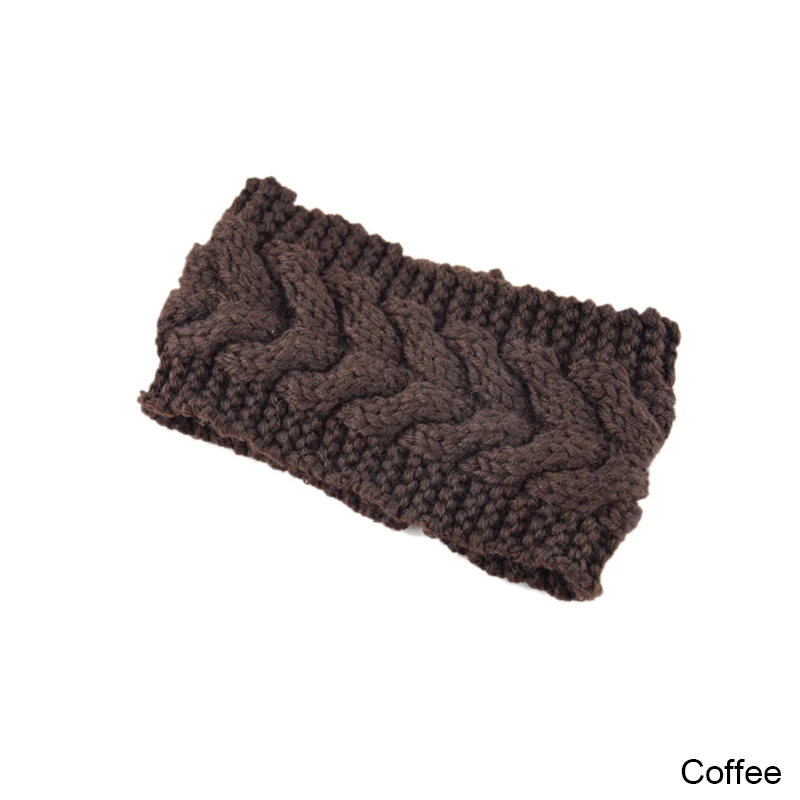Женские зимние шапки, модные зимние вязанные шапочки Skullies Beanies, аксессуары для волос - Цвет: coffee