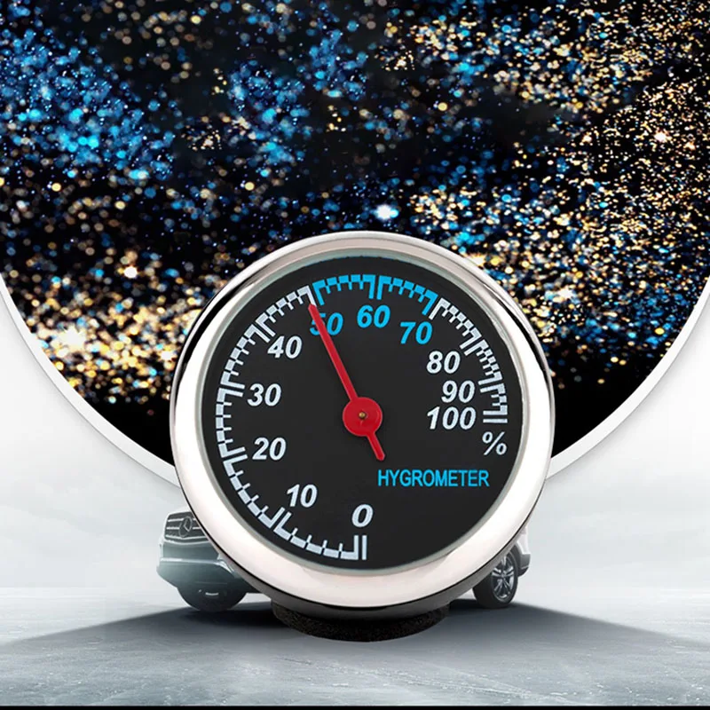 

Auto Accessories Car Ornament Mini Car 3Pcs/set Car 4cm Quartz Hygrometer Time Clock +Temperature Thermometer+ Moisture Meter