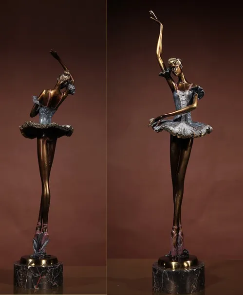 Бронзовая балетная скульптура статуя латунная Статуэтка|sculpture statue|statue sculpturefigurine