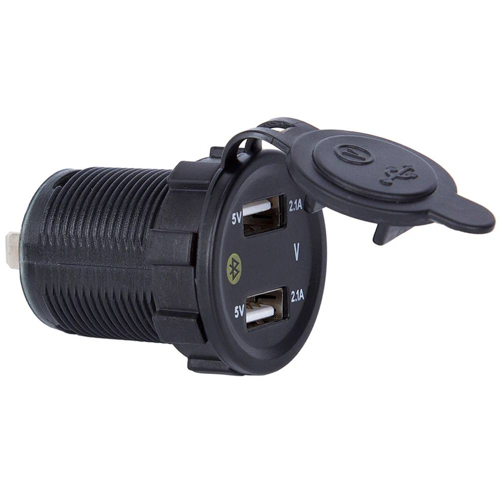 Автомобильное зарядное устройство с двумя usb портами для прикуривателя 4.2A