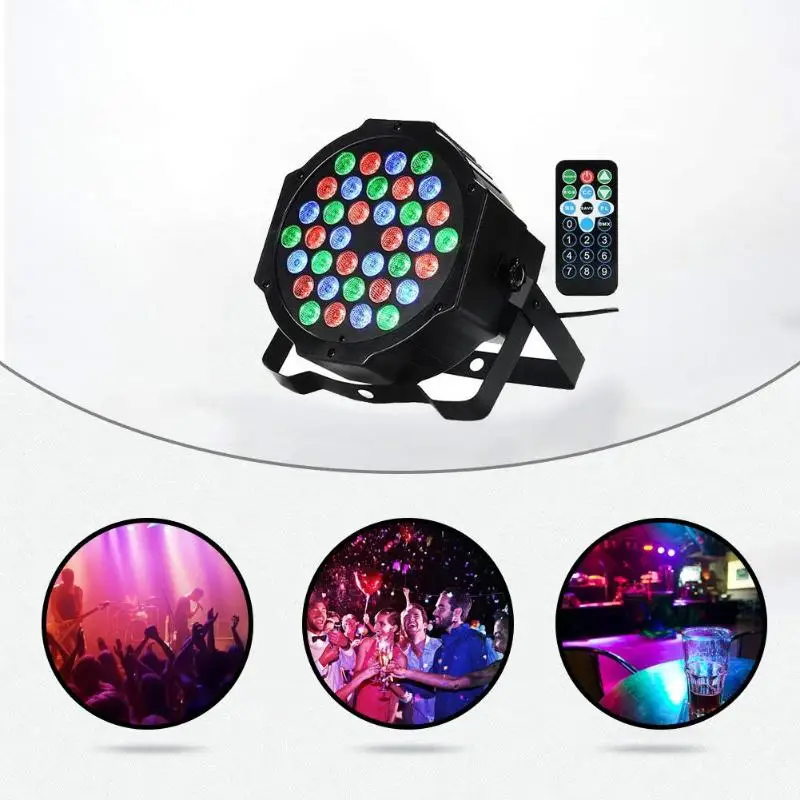 36 LED Звук дистанционное управление PAR Светильник Авто шоу лампа DMX 512 Лер DJ бар