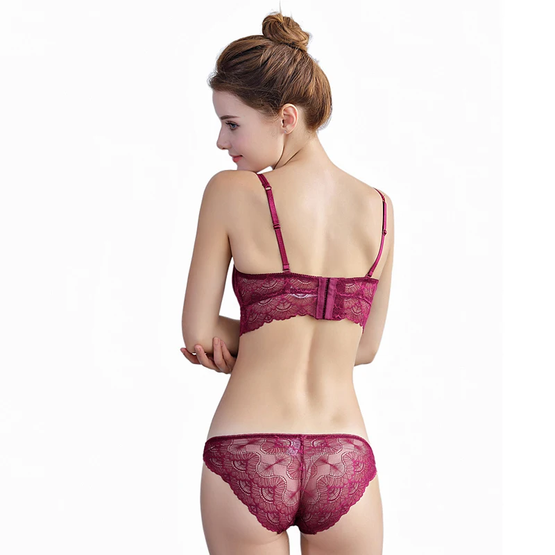 Ladychili Wome интимное сексуальное французское кружевное белье с вышивкой и тонкой
