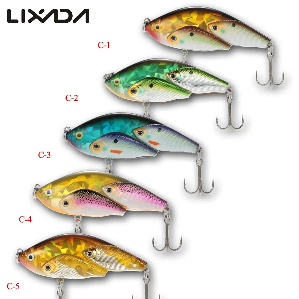 5 шт./лот VIB рыболовные приманки жесткая пластиковая искусственная приманка 3d