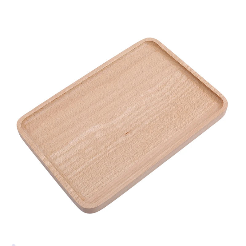 Round/square wooden cake tray kitchen baking dessert hotel delivery dining gadget | Дом и сад