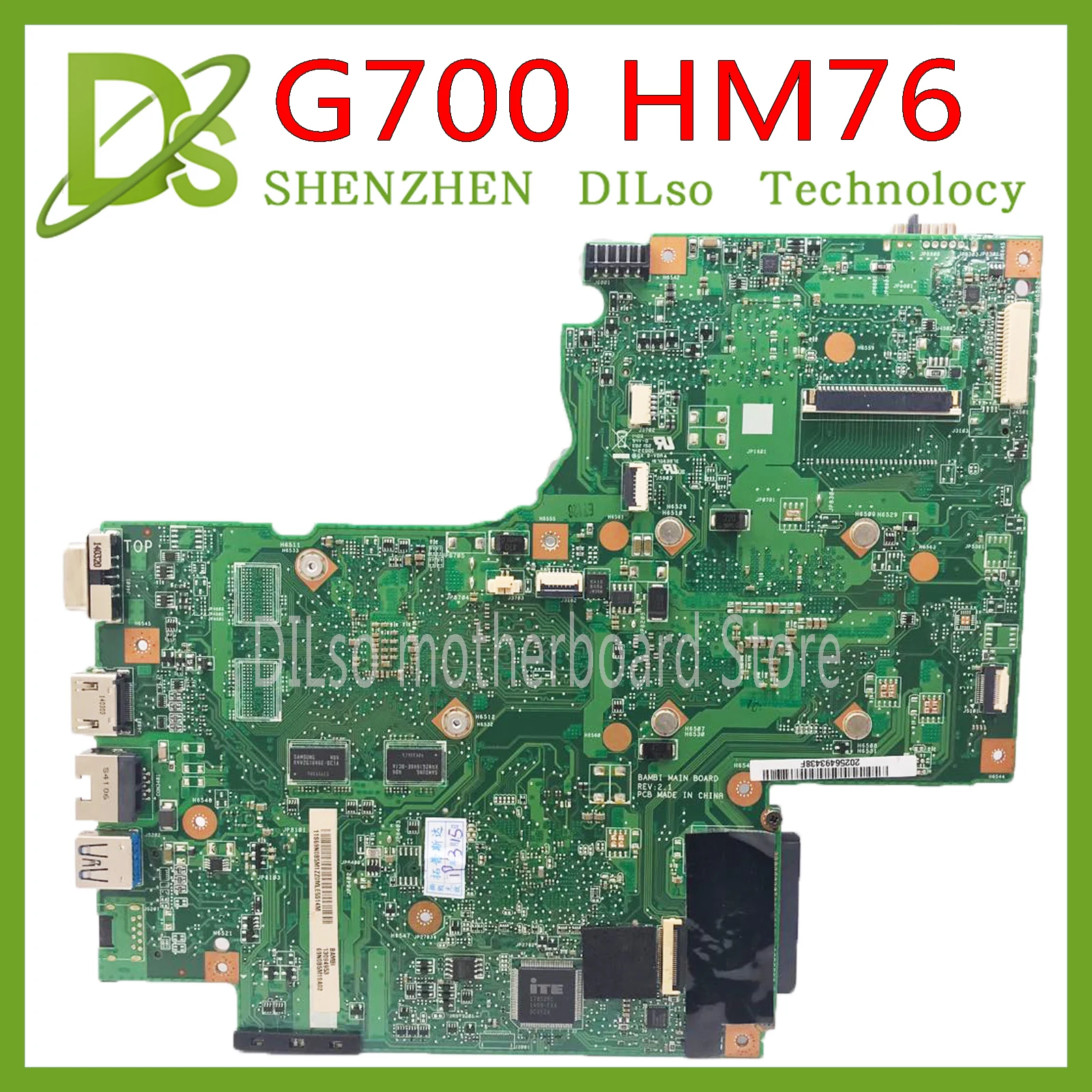 KEFU G700 для lenovo G700 материнская плата для ноутбука Бэмби материнская плата с gt720 GPU HM76 11SN0B5M11 11S90003042 оригинальная материнская плата