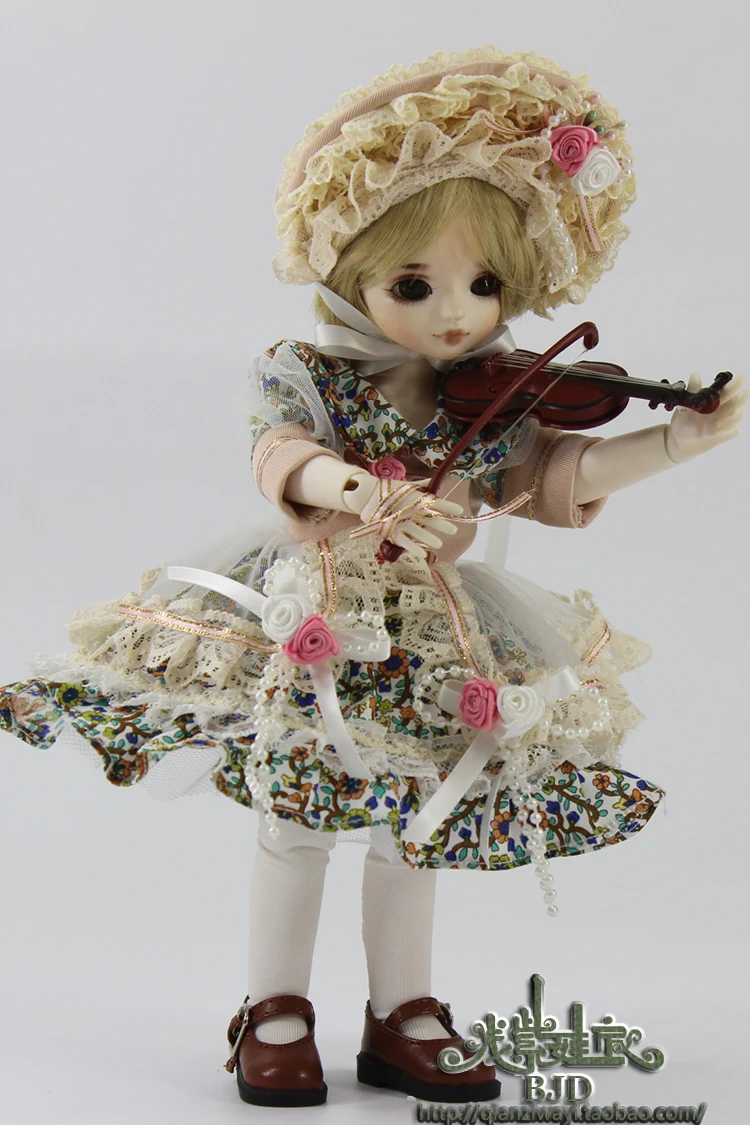 1/6 1/4 1/3 масштаб BJD аксессуары платье+ шляпа костюм для BJD/SD куклы, не включены куклы, обувь, парик и аксессуары 18D1563
