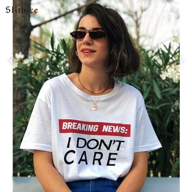 Slithice новинки модная футболка для женщин повседневные летние футболки из хлопка