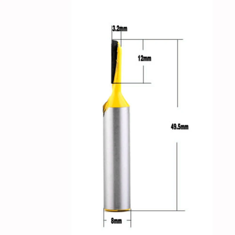 Фреза Бит лезвия для промывания и подравнивания карбида паза 8 мм хвостовик