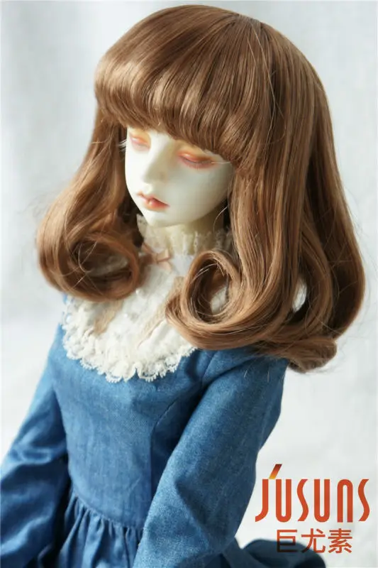 JD117 1/3 Полный взрыва Природы вьющиеся парик для BJD куклы груша кудрявые SD BJD парики
