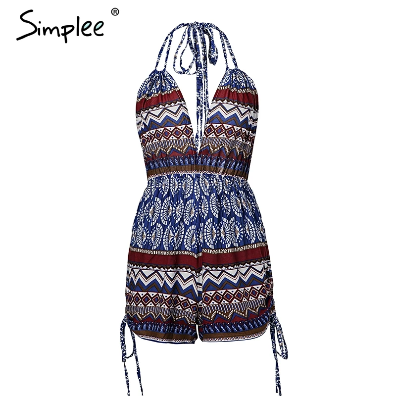 Simplee Сексуальный Ремень Цельный купальник с цветочным принтом открытой спиной на