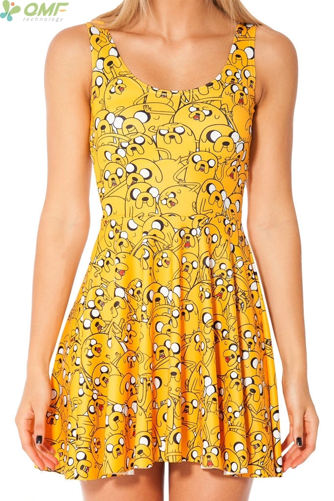 Adventure Time With Finn And Jake Girl Vest Dress Princess Bonnibel Bubblegum The Ice King Lumpy Space BMO | Женская одежда