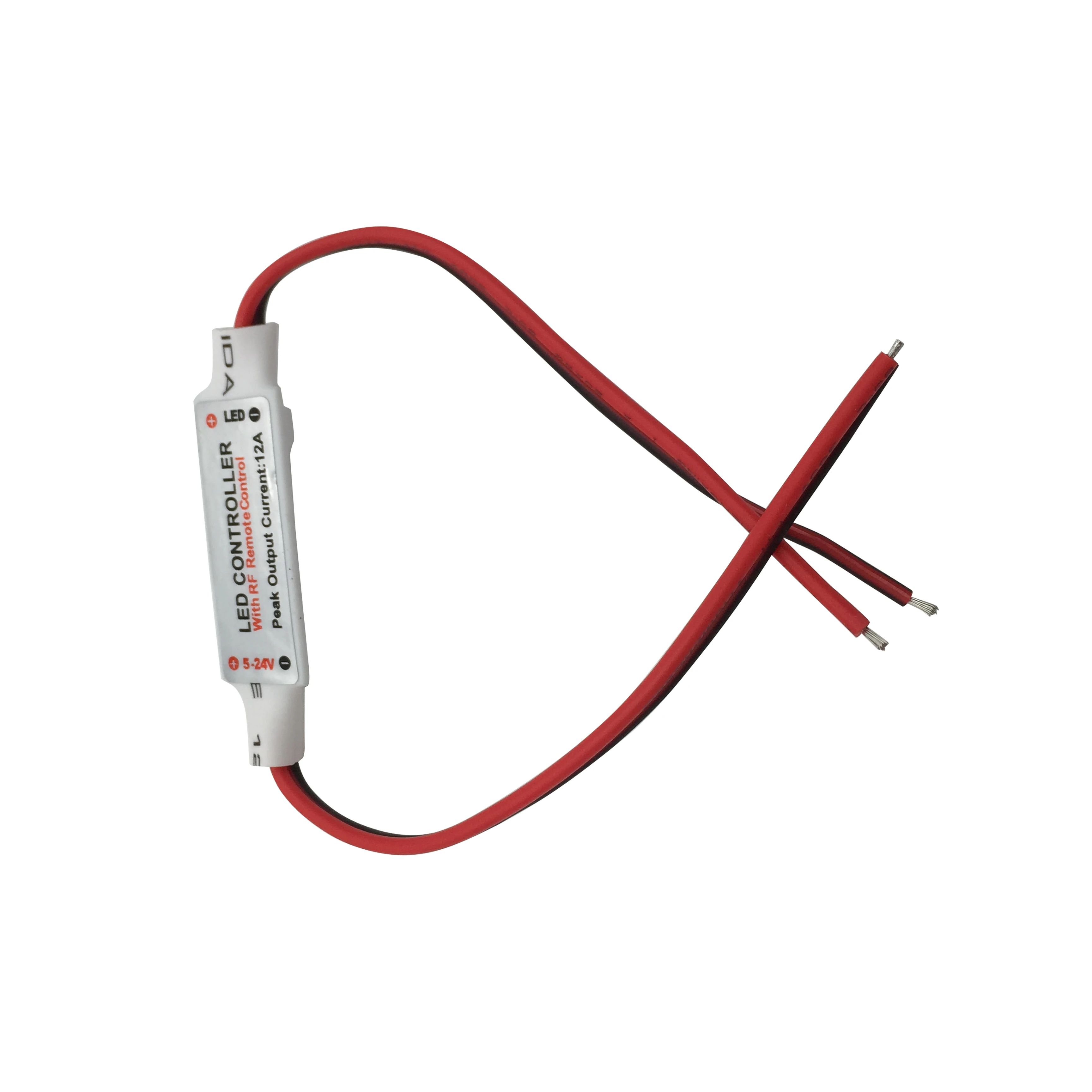 5V-12V-24V DC светодиодные полосы RF беспроводной мини дистанционный Частотный плавный диммер постоянного тока и разъем провода Яркость Регулировка 12 В светодиодный контроллер