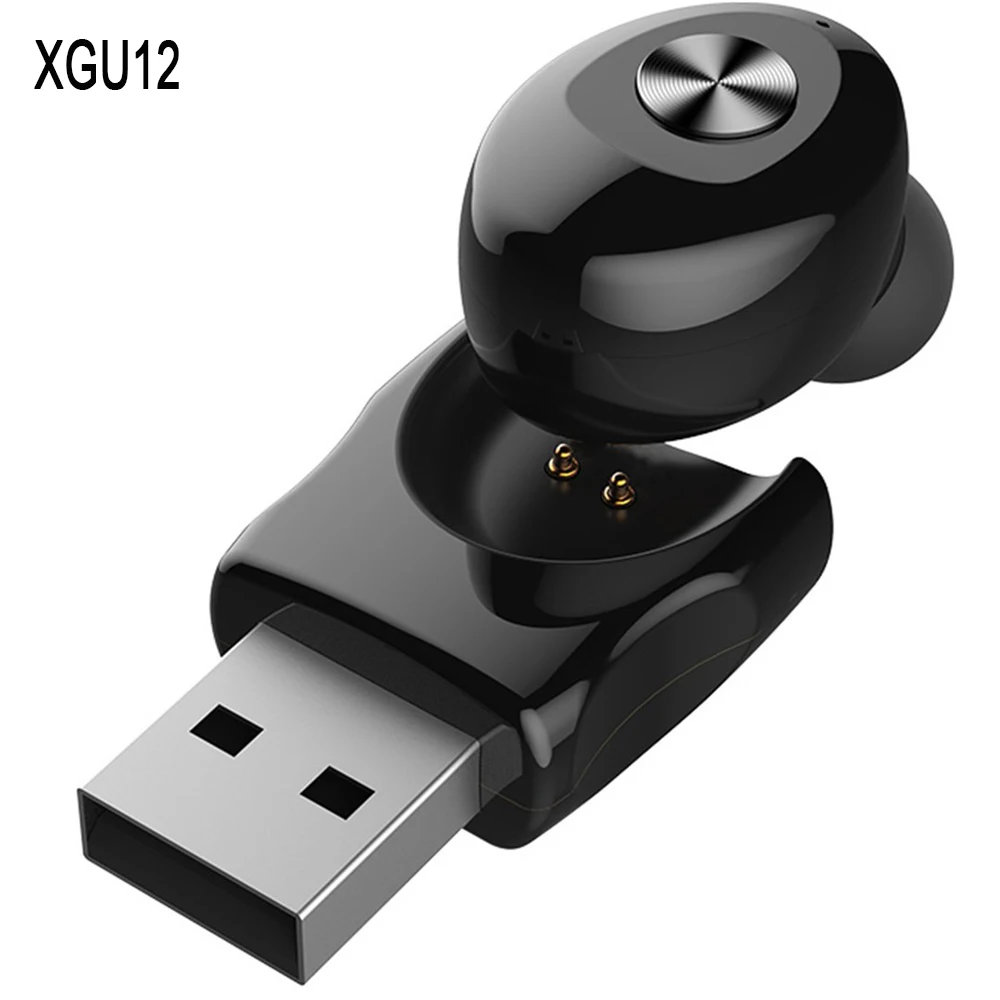 XGU12 1 шт. Новинка Bluetooth 5,0 гарнитура TWS Беспроводные наушники стерео наушники-вкладыши водонепроницаемые наушники tws наушники - Цвет: XGU12