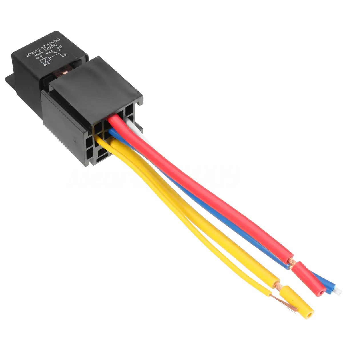 1 шт. Водонепроницаемый автомобильное реле 12V 80A 5Pin DC AMP SPDT автомобильное реле+ 1 шт. прочный разъем для заводки автомобиля авто реле Универсальный Mayitr