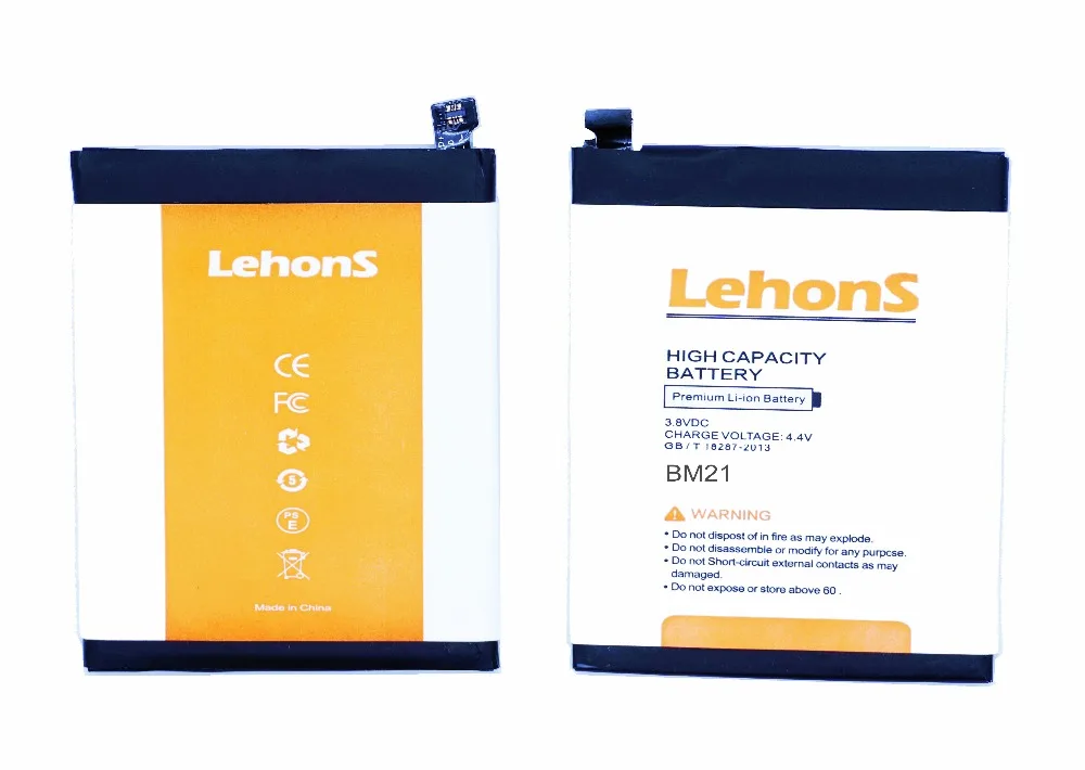 LehonS 1x абсолютно новый BM21/BM 21 аккумулятор для мобильного телефона Xiaomi Mi Note 3 Гб RAM 3000
