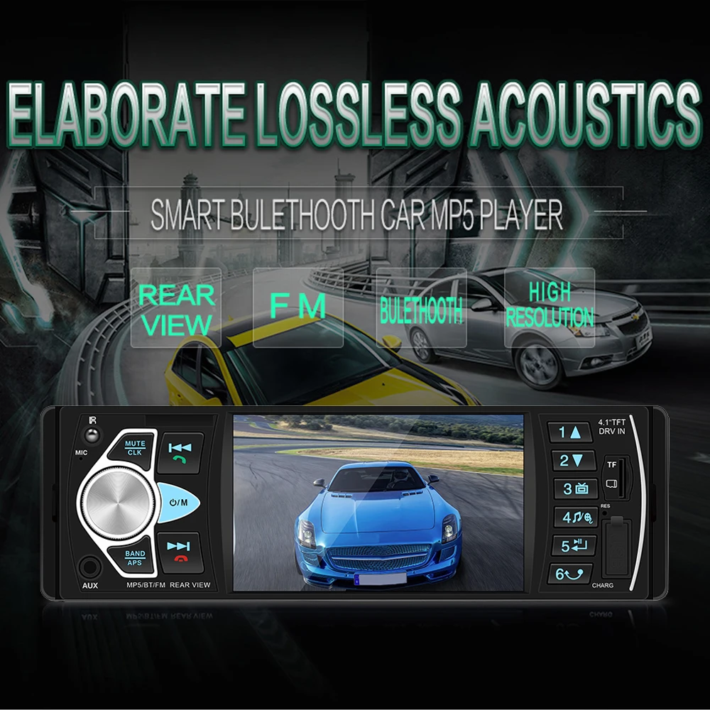 Автомагнитола AMPrime 1Din mp3 плеер автомагнитола аудио стерео USB AUX FM радиостанция