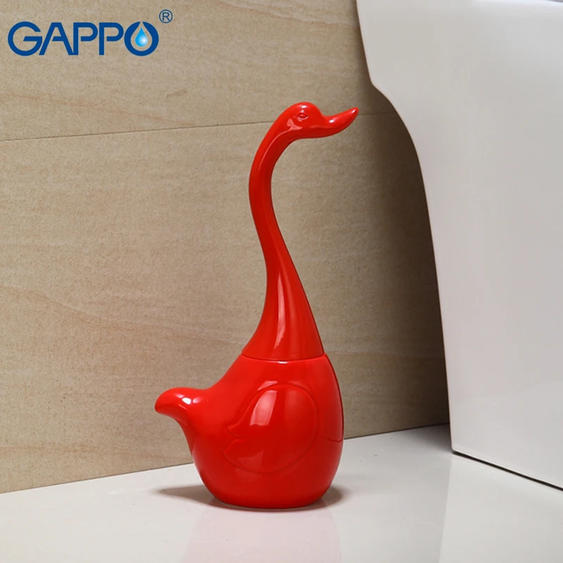 GAPPO держатели для туалетной щетки фарфоровая/пластиковая туалетная щетка аксессуары для ванной белый/красный/черный Набор щеток для туалета