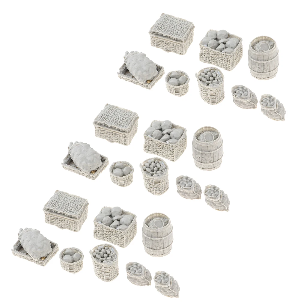3 комплекта 1/35 поставки еды модель корзины для мини песочного стола Военная