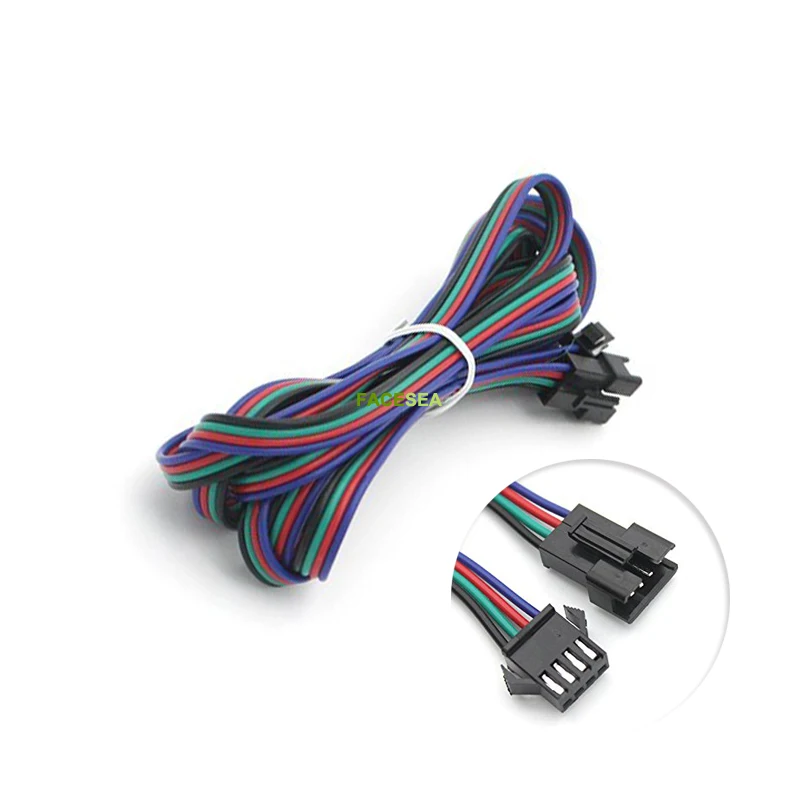 100 шт. 2pin 3pin 4pin 30 см 50 1 м 5 2 JST SM разъем для светодиодной ленты 22AWG|Соединители| |