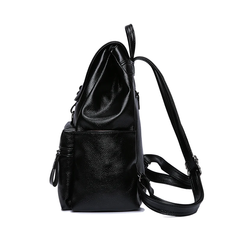 MEI NAI LI Famous brand Women Backpack High Quality PU Leather Mochila Escolar School Bags For Teenagers Girls Travel Backpacks | Багаж и