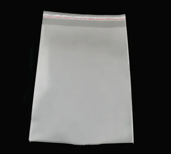 

8SEASONS 100 PCs Clear Self Adhesive Seal Plastic Bags 15x24cm (B04011)