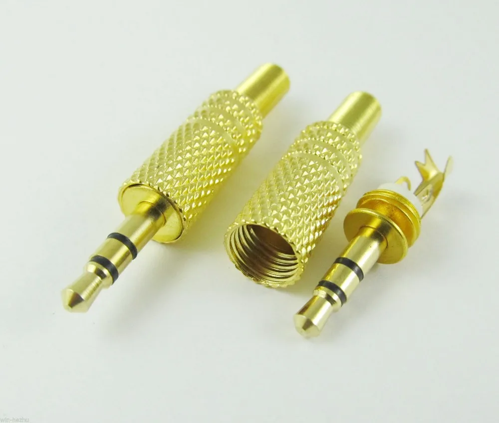 Аудиокабель со штекером стерео 3 5 мм 1/8 дюйма и позолоченным 10 шт.|adapter cable|connector