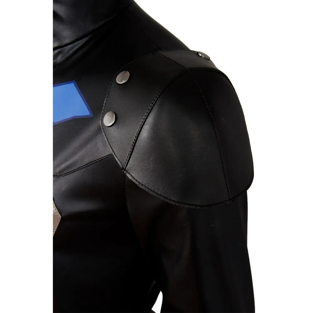 Молодые юстиции S2 костюм Nightwing комбинезон наряд Форма Маски Комплект на Хэллоуин