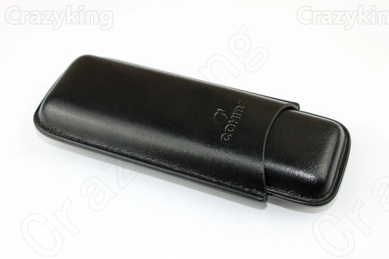 Чехол для сигары Cohiba кожаный путешествий с 2 трубками|humidor|humidor cohibahumidor cigars |