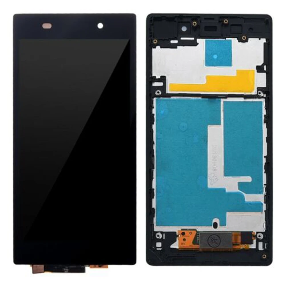 5 0 &quotЖК экран для SONY Xperia Z1 сенсорный дигитайзер Рамка сборка LCD L39 L39H C6902 C6903