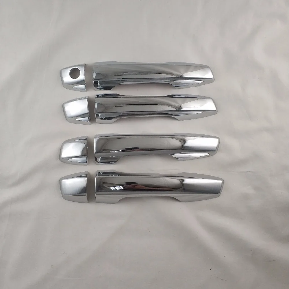 8pcs Chrome plated DOOR HANDLE COVER For Xpander 2017 Handle Auto Door waist line Protective decoration Stickers Covers Trim | Автомобили