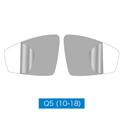 Q5 2010-2018 Скорость движения воздуха для Audi A3 A4L A5 A6L Q3 Q7 Q5L Audi Q5 аксессуары Водонепроницаемый Зеркало заднего вида пленка Водонепроницаемая Защитная пленка-стикер - Название цвета: Q5 2010-2018