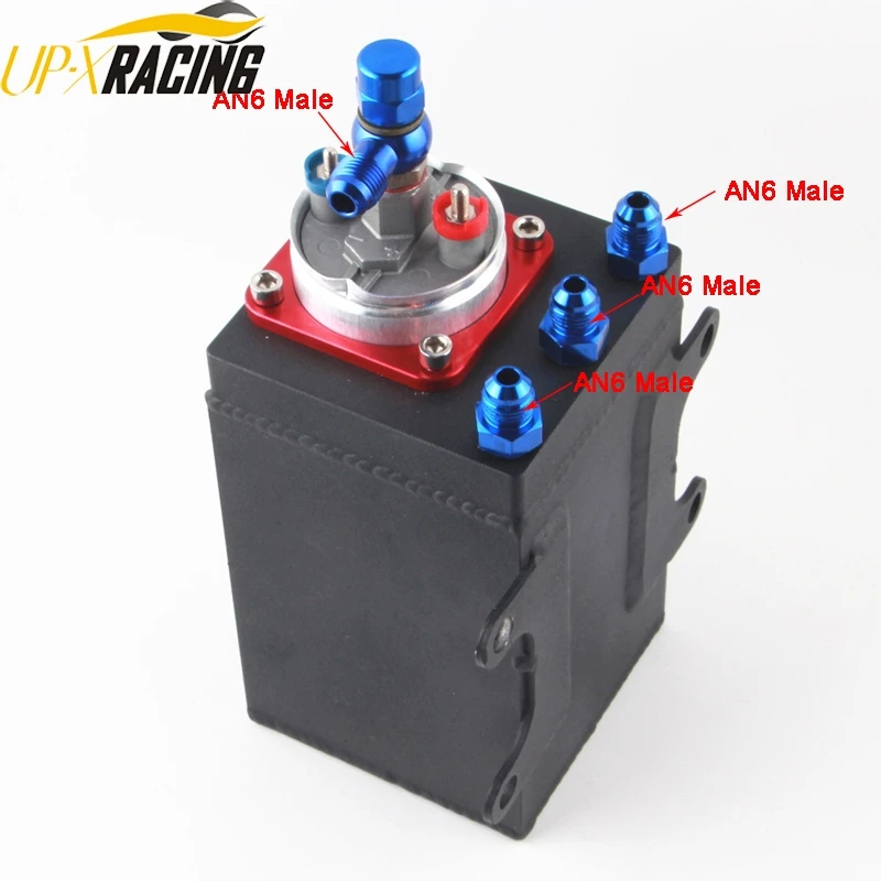 an6 fitting Высокое качество 60 мм внешний двойной топливный насос 0580254044 AN6 масла выхода перенапряжения топливного бака - Цвет: an6 fitting
