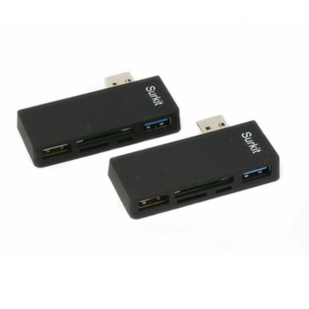 Новый мульти концентратор адаптер для Usb 3 0 2 Tf/Sd порт зарядки сплиттер microsoft Surface Pro