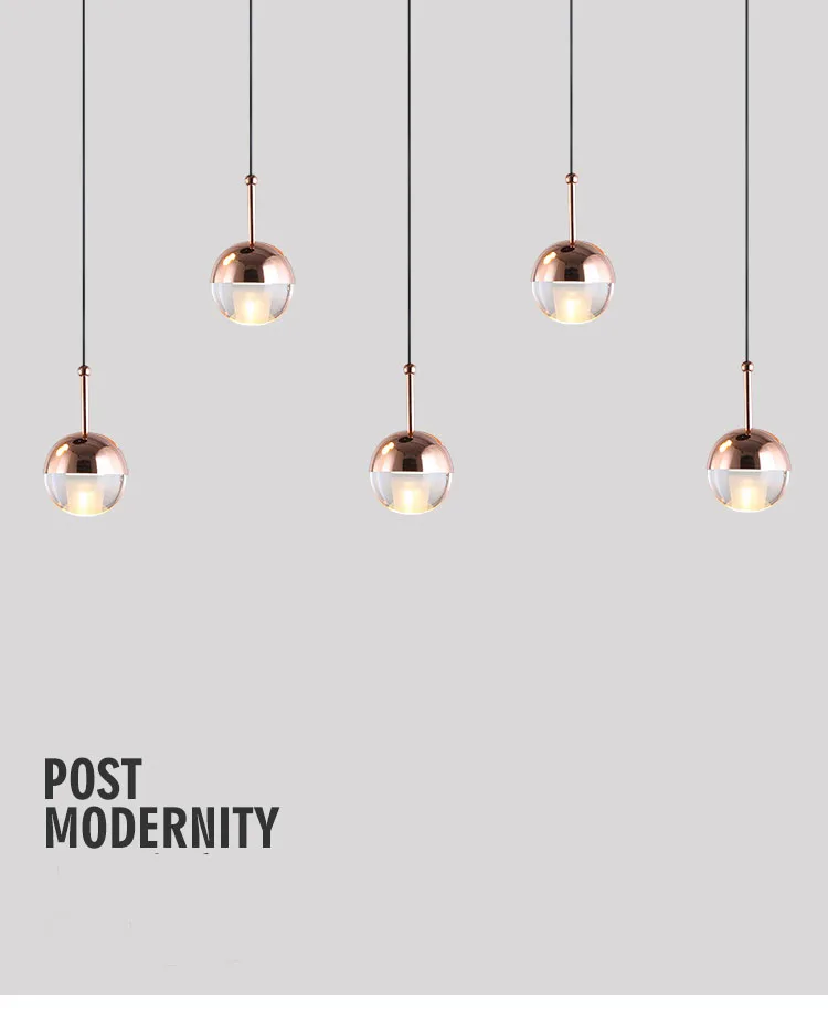 Скандинавский пост современный ресторан LED подвесной светильник столовая